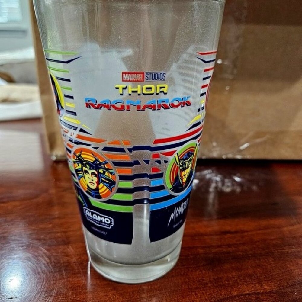 Alamo Drafthouse Marvel Thor Ragnarok Glass